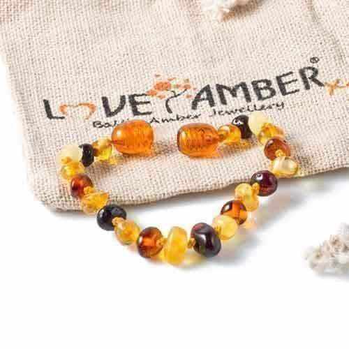 Baltic amber teething sales bracelet anklet